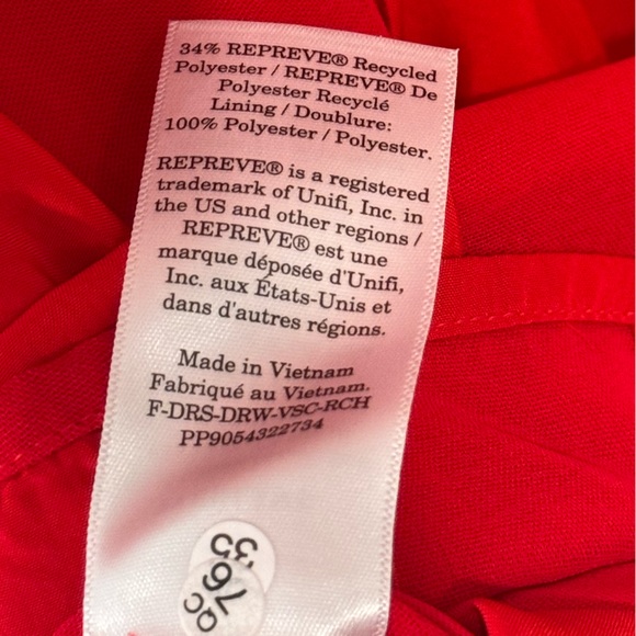 Everlane Red The City Stripe Ruched Dress - Picture 11 of 15